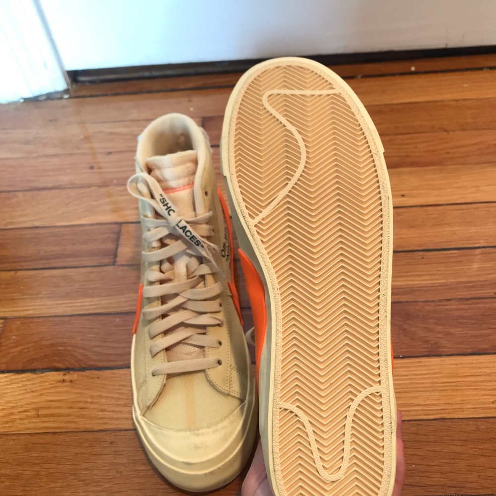 NEW Nike OFF-WHITE x Blazer Mid 'All Hallows Eve’ - Picture 6 of 7